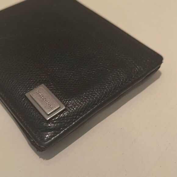 Dolce & Gabbana Bifold Wallet Black Leather Cardholder Minimalist Quiet Luxury - Picture 5 of 15